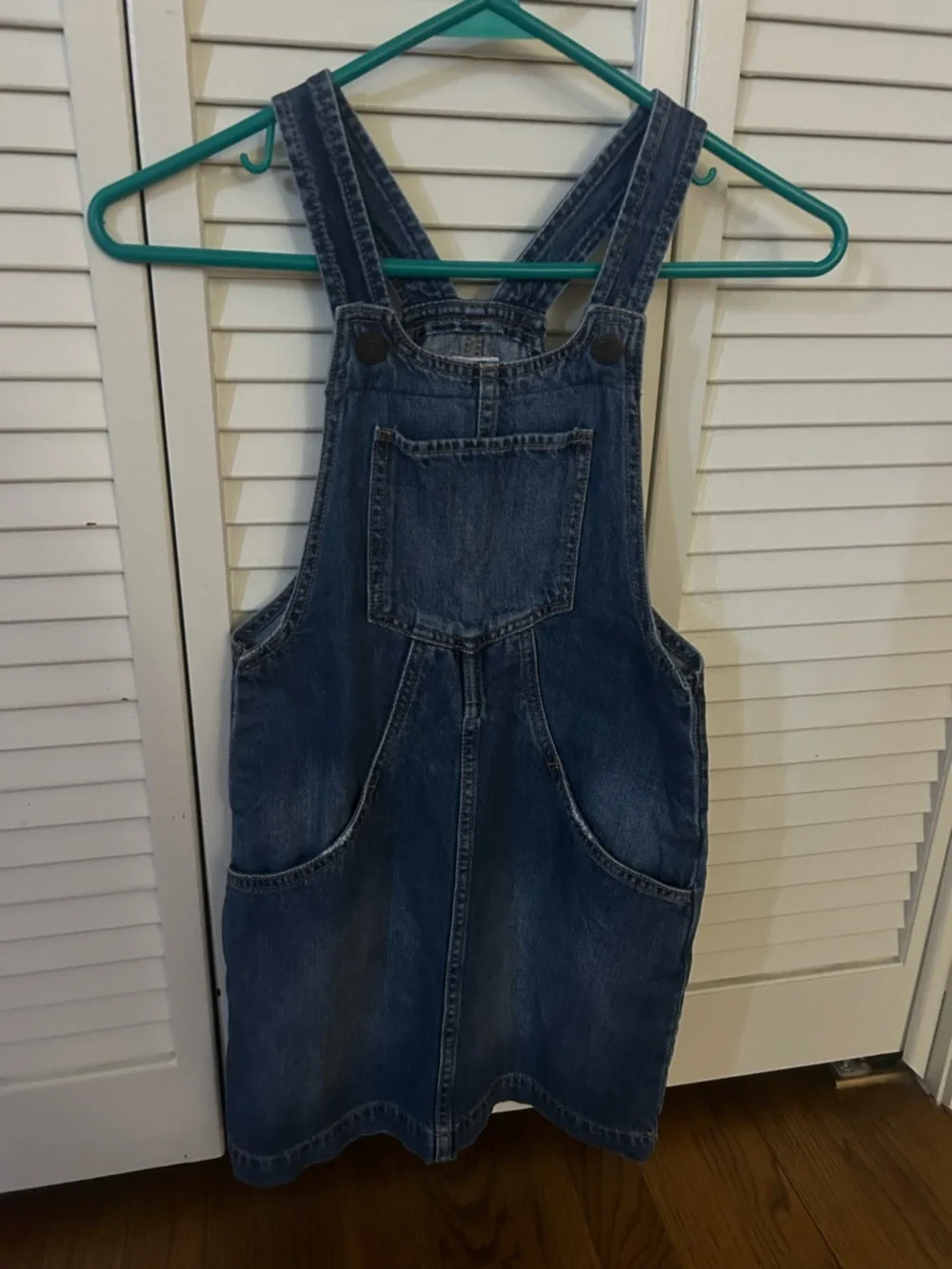GAP Kids Light Blue Denim Jumper Dress